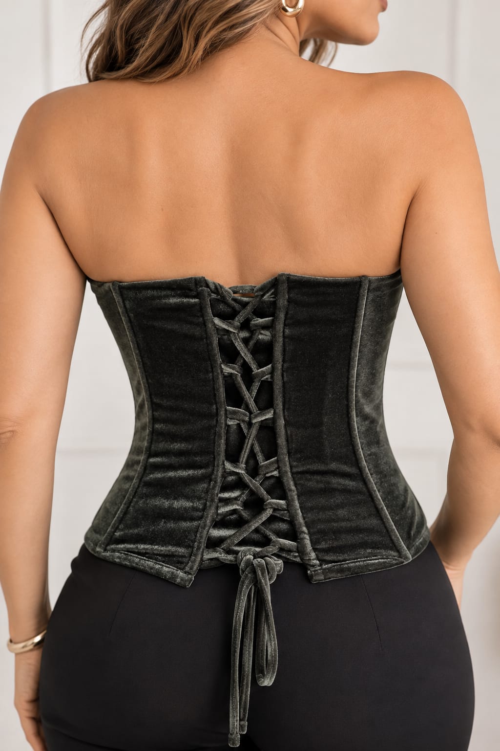 FI - ROX Collection 160.1 - Sweetheart Corset Verde Oliva
