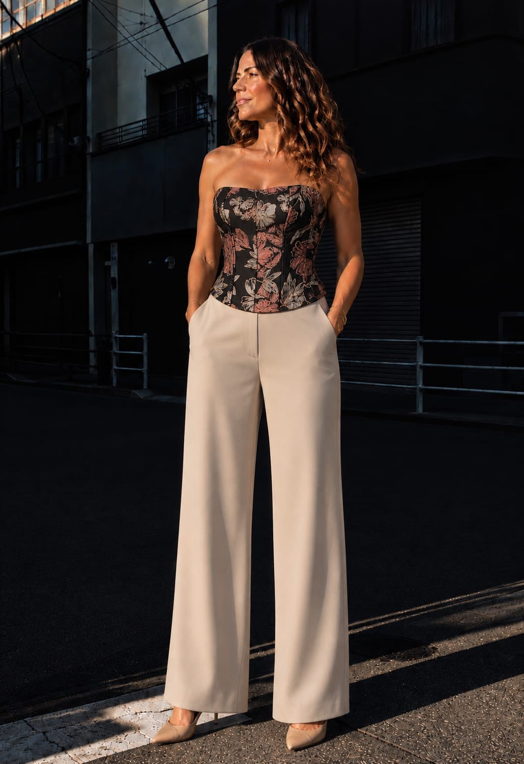 FI - ROX Collection 167 - Corset Brocado Floral