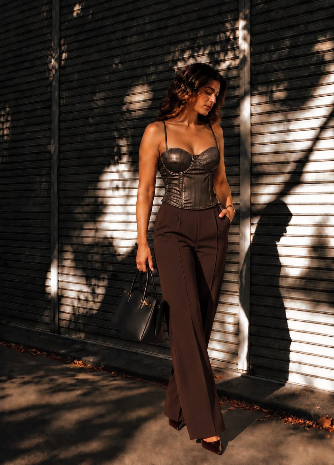 FI - ROX Collection 175.1 - Top Corset Cobrizo
