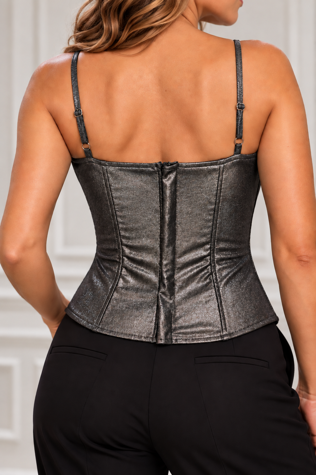 FI - ROX Collection 175 - Top Corset Plateado