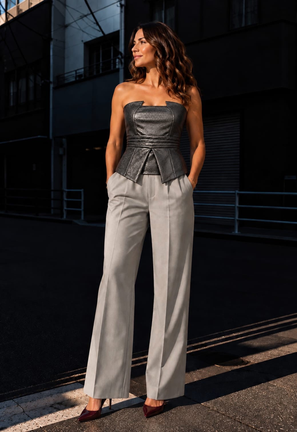 FI - ROX Collection 190 -  Corset Silver Foil