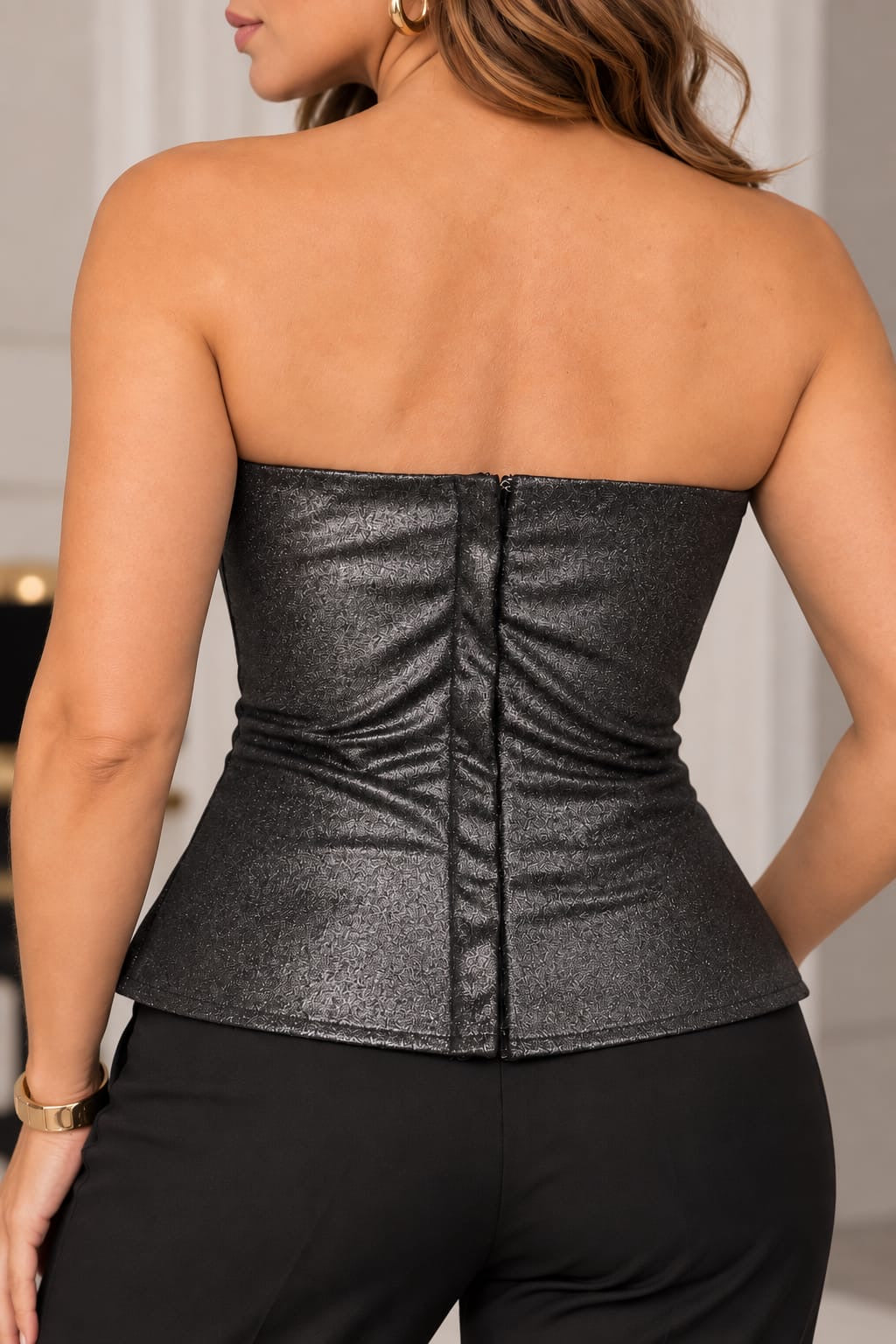 FI - ROX Collection 190 -  Corset Silver Foil